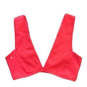 Free people intimately plunge v-neck seamless bralette top M / L new